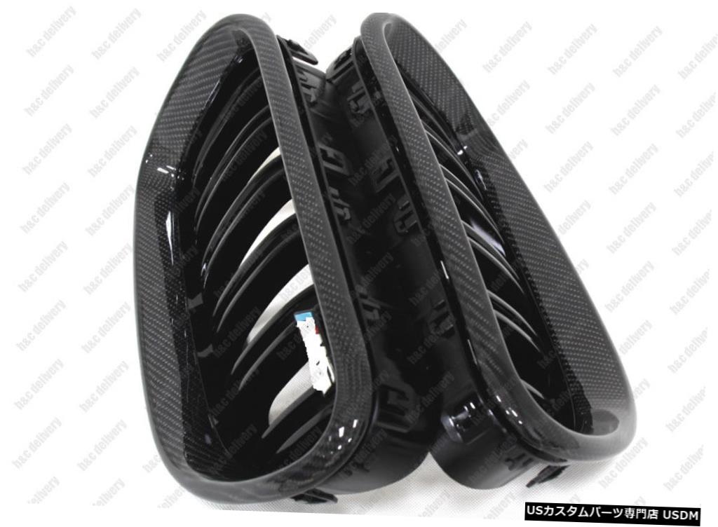 2014-UP BMW X3 / F25 X4 / F26 Cタイプ用カーボンファイバーフロント腎臓グリルグリル Carbon Fiber Front Kidney Grill Grille for 2014-UP BMW X3/F25 X4/F26 C Type