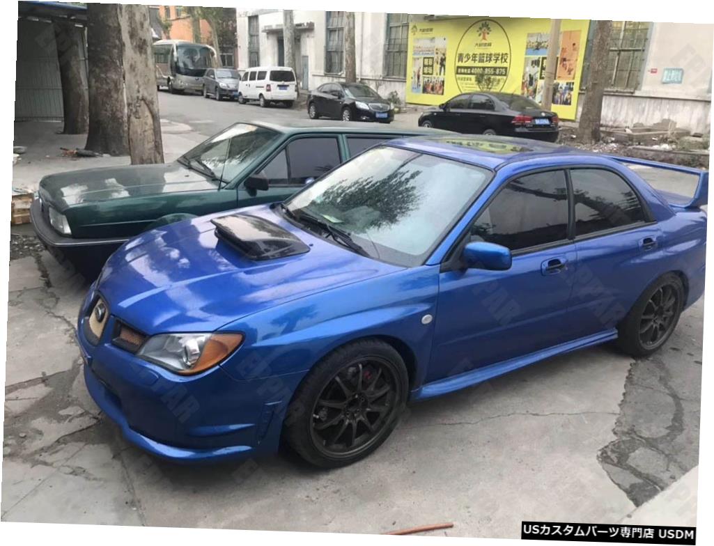 2006-2007スバルインプレッサWRX Sti用カーボンファイバーフードボンネットスクープ Carbon Fiber Hood Bonnet Scoop for 2006-2007 Subaru Impreza WRX Sti