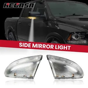 ドライバー + 助手席ミラーターンシグナルライト 09-14 ダッジラム 1500 &10-14 2500用 Driver + Passenger Mirror Turn Signal Light For 09-14 Dodge Ram 1500 &10-14 2500