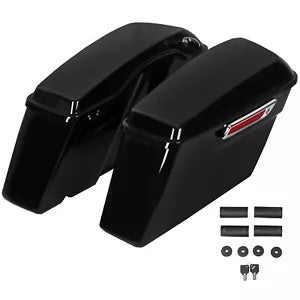 ハードサドルバッグサドルバッグハーレーツーリングストリートエレクトラグライド 1994-2013 用 Hard Saddlebags Saddle bags For Harley Touring Street Electra Glide 1994-2013