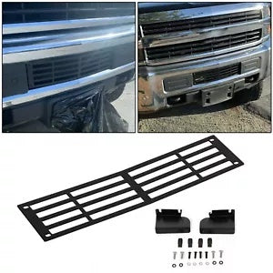 バンパーグリルインサート シボレー シルバラード 2500 3500 HD 2015-2019 ブラック Bumper Grille Insert For Chevy Silverado 2500 3500 HD 2015-2019 Black