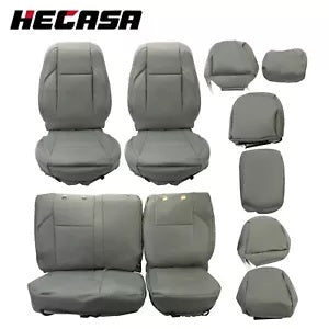 トヨタ タコマ クルーキャブ 2016-2021 2022 2023 グレーシートカバーセット For Toyota Tacoma Crew Cab 2016-2021 2022 2023 Gray Seat Covers Set