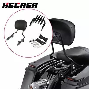 バックレスト シーシーバー 荷物ラック ドッキング ハーレー 14-24 ロードキング ストリート グライド用 Backrest Sissy Bar Luggage Rack Docking For Harley 14-24 Road King Street Glide