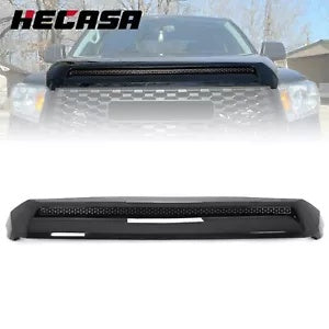 トヨタ タンドラ 2014-2021 アッパーフードバルジ成形グリル グロスプラチナスタイル用 For Toyota Tundra 2014-2021 Upper Hood Bulge Molding Grille Gloss Platinum Style