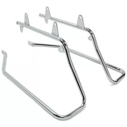 ハーレーダビッドソン ヘリテージ ソフテイル 84-17 用クローム サドルバッグ変換ブラケット Chrome Saddle bag Conversion Brackets For Harley Davidson Heritage Softail 84-17