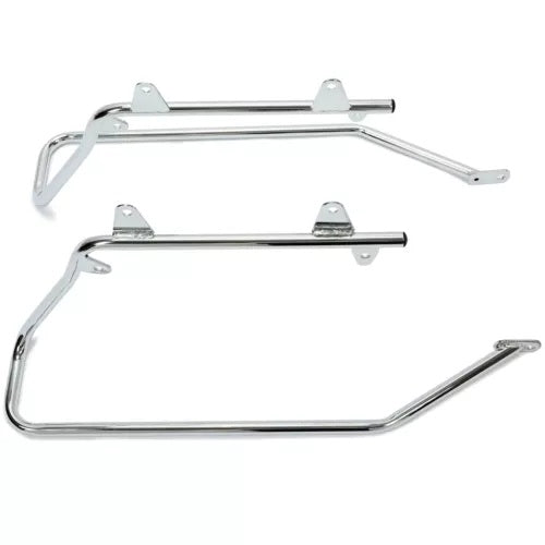 ハーレーダビッドソン ヘリテージ ソフテイル 84-17 用クローム サドルバッグ変換ブラケット Chrome Saddle bag Conversion Brackets For Harley Davidson Heritage Softail 84-17