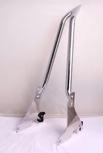 トールバガー バックレスト シーシーバー 4 ハーレー 2004-23 XL XLH スポーツスター クローム 1.5 インチ タブ TALL BAGGER BACKREST SISSY BAR 4 HARLEY 2004-23 XL XLH SPORTSTER CHROME 1.5" TUB