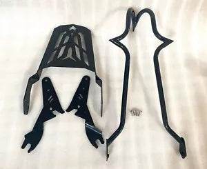 バックレスト シーシーバー ラック 4 ハーレー ツーリング ロード キング グライド ストリート エレクトラ 09-UP BACKREST SISSY BAR RACK 4 HARLEY TOURING ROAD KING GLIDE STREET ELECTRA 09-UP