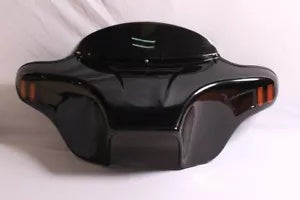 バットウィング フェアリング フロントガラス カワサキ VN800 クラシック 4x5インチ 塗装済み ABS プラスチック Batwing Fairing Windshield FOR Kawasaki VN800 Classic 4x5" Painted ABS Plastic