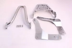 バックレスト シーシーバー 荷物ラック付き Kawasaki バルカン 900 VN900 クラシック クローム Backrest Sissy Bar w/Luggage Rack For Kawasaki Vulcan 900 VN900 Classic Chrome