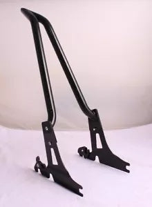 トールバックレスト シーシーバー ブラック 4 ハーレー ソフテイル ヘリテージ カスタム デラックス スプリンガー TALL BACKREST SISSY BAR BLACK 4 HARLEY SOFTAIL HERITAGE CUSTOM DELUXE SPRINGER