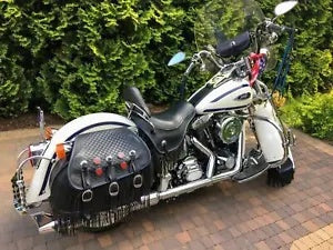 ハーレー ヘリテージ スプリンガー FLSTS リアバンパー チーズグレーター 1997-2003 クローム 新品 HARLEY HERITAGE SPRINGER FLSTS REAR BUMPER CHEESE GRATER 1997-2003 CHROME NEW