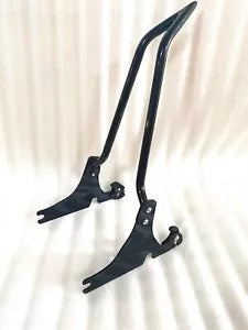 ハーレー ソフテイル ヘリテージ カスタム デラックス スプリンガー用 ブラック シーシーバー バックレスト BLACK SISSY BAR BACKREST FOR HARLEY SOFTAIL HERITAGE CUSTOM DELUXE SPRINGER