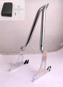 バックレスト シーシーバー 高さ 22 インチ パッド 4 ハーレー 200mm ソフテイル ファットボーイ FXSTC FXSTB 07-UP BACKREST SISSY BAR 22" TALL PAD 4 HARLEY 200mm SOFTAIL FATBOY FXSTC FXSTB 07-UP