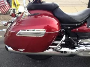 ハードレザーサドルバッグガード レールバー4 ヤマハ ロードライナー ストラトライナー デラックス Hard Leather Saddlebags Guard RAIL BAR 4 YAMAHA Roadliner Stratoliner Deluxe