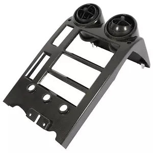 ハマー H2 2005-2007 センターダッシュラジオエアベントカーボンスタイルフレームトリムキットに適合 Fits Hummer H2 2005-2007 Center Dash Radio Air Vent Carbon Style Frame Trim Kit