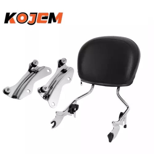 バックレスト シーシーバー & 4 点ドッキング ハードウェア ハーレー ツーリング 2014-2024 2023 用 Backrest Sissy Bar & 4 Point Docking Hardware For Harley Touring 2014-2024 2023