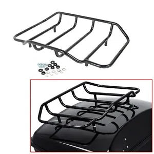 パックトランク荷物トップラックハーレーキングチョップドレイザーツアーパックツーリングに適合 Pack Trunk Luggage Top Rack Fit For Harley King Chopped Razor Tour Pak Touring