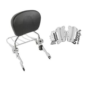 バックレストシーシーバー荷物ラック + ドッキングハードウェアハーレーロードキング 09-13 に適合 Backrest Sissy Bar Luggage Rack +Docking Hardware Fit For Harley Road King 09-13