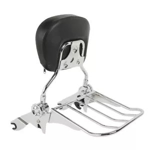 バックレストシーシーバー荷物ラック + ドッキングハードウェアハーレーロードキング 09-13 に適合 Backrest Sissy Bar Luggage Rack +Docking Hardware Fit For Harley Road King 09-13