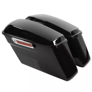 ハードサドルバッグ ラッチキー付き ハーレーツーリングロードストリートグライド 2014-2024 に適合 Hard Saddlebags w/ Latch Keys Fit For Harley Touring Road Street Glide 2014-2024