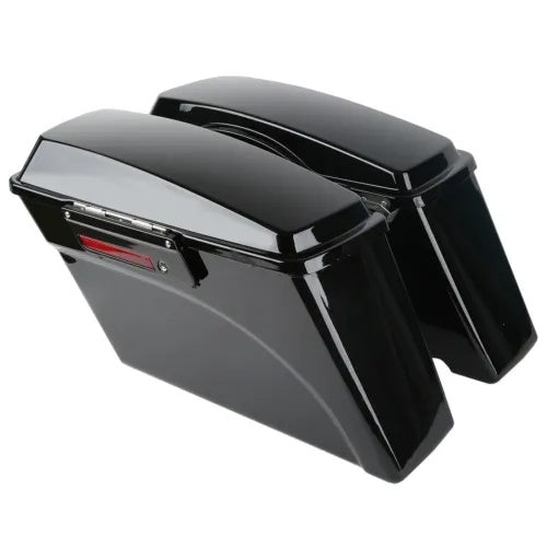 ハードサドルバッグ ラッチキー付き ハーレーツーリングロードキンググライド 94-13に適合 Hard Saddlebags W/ Latch Keys Fit For Harley Touring Road King Glide 94-13