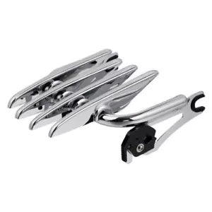 ハーレーロードキングエレクトラグライド 2009-2023 クロームステルス荷物ラックに適合 Fit For Harley Road King Electra Glide 2009-2023 Chrome Stealth Luggage Rack