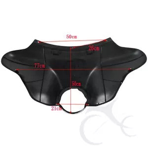 バットウィング フロント インナー アウター フェアリング フロントガラス ハーレー ストリート グライド 96-13 に適合 Batwing Front Inner Outer Fairings Windshield Fit For Harley Street Glide 96-13