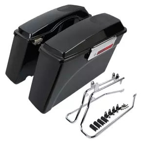 ハードサドルバッグ 5x7インチ スピーカー蓋ブラケット ハーレーダビッドソン ソフテイル 1984-2017用 Hard Saddlebags 5x7" Speaker Lids Bracket For Harley Davidson Softail 1984-2017