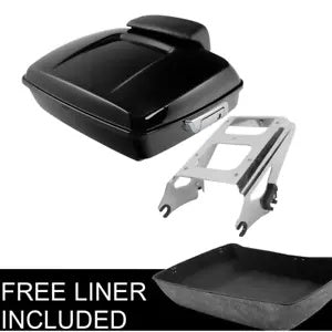 チョップドパック トランク バックレスト マウント ラック ハーレー ツアーパック ストリート グライド 09-13 米国用 Chopped Pack Trunk Backrest Mount Rack For Harley Tour Pak Street Glide 09-13 US