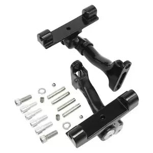 調節可能な助手席フットボードマウント ハーレーロードグライドキング 1995-2024 23 に適合 Adjustable Passenger Footboard Mount Fit For Harley Road Glide King 1995-2024 23