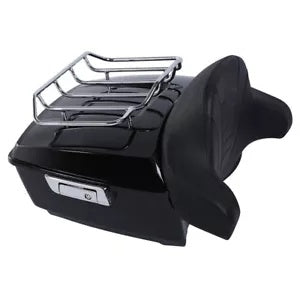 キングトランク バックレスト ラック ソロ マウント ハーレー ツアーパック ツーリング グライド 14-24 に適合 King Trunk Backrest Rack Solo Mount Fit For Harley Tour Pak Touring Glide 14-24