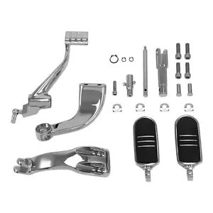 ミッドコントロールキットフットペグハーレースポーツスター XL883 1200 48 72 14-23 22 クローム Mid Controls Kit Foot Pegs For Harley Sportster XL883 1200 48 72 14-23 22 Chrome