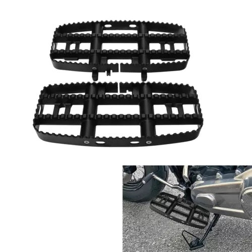 ドライバー ライダー フットボード フロアボード ハーレー ソフテイル ファットボーイ 2018-Up ブラックに適合 Driver Rider Footboard Floorboard Fit For Harley Softail Fat Boy 2018-Up Black