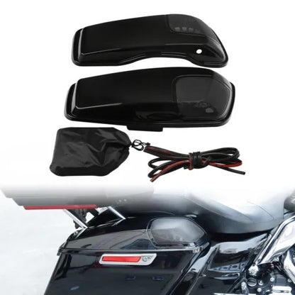 サドルバッグ蓋スピーカーカットアウトハーレーツーリンググライド 2014-2023 2020 に適合 Saddlebag Lids Speaker Cutouts Fit For Harley Touring Glide 2014-2023 2020