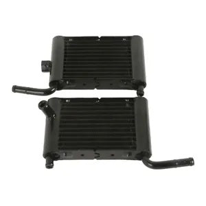 ハーレー エレクトラ ロード グライド 2014 以降用 ブラック 下部ベント フェアリング ラジエーター クーラー Black Lower Vented Fairing Radiator Cooler For Harley Electra Road Glide 2014-Up