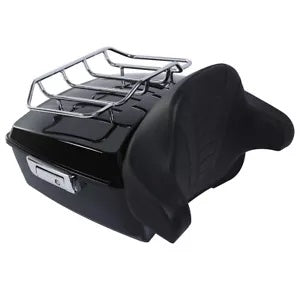 キングパック トランク バックレスト ラック ハーレー ツアー パック エレクトラ ストリート グライド 14 アップに適合 King Pack Trunk Backrest Rack Fit For Harley Tour Pak Electra Street Glide 14-Up