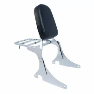 バックレスト シーシーバー 荷物ラック カワサキ バルカン VN400 VN800 1995-2012 に適合 Backrest Sissy Bar Luggage Rack Fit For Kawasaki Vulcan VN400 VN800 1995-2012