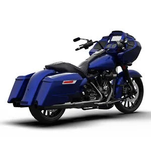 ハーレーロードグライドスペシャル18ゼファーブルー/ブラック用フェアリングボディペイントセット Sunglo Fairing Body Paint Set For Harley Road Glide Special 18 Zephyr Blue/Black Sunglo