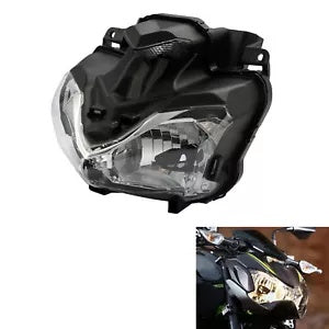 フロントヘッドライトランプアセンブリクリアレンカワサキ Z900 ZR900 ABS 17-19 18 Front Headlight Lamp Assembly Clear Len Fit For Kawasaki Z900 ZR900 ABS 17-19 18