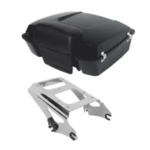 トランクチョップドバックレストパッドマウントラック ハーレーツアーパックツーリンググライド 09-13 12用 Trunk Chopped Backrest Pad Mount Rack For Harley Tour Pak Touring Glide 09-13 12