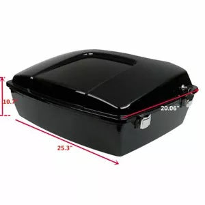 トランクチョップドバックレストパッドマウントラック ハーレーツアーパックツーリンググライド 09-13 12用 Trunk Chopped Backrest Pad Mount Rack For Harley Tour Pak Touring Glide 09-13 12