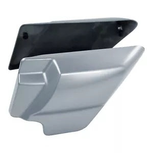 バッテリーサイドカバーパネルハーレーツーリングウルトラリミテッドバラクーダシルバーに適合 Battery Side Cover Panel Fit For Harley Touring Ultra Limited Barracuda Silver