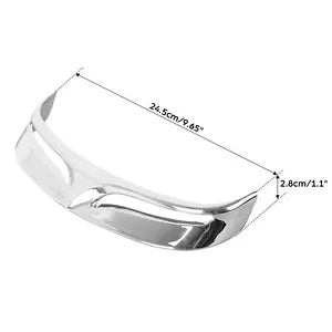 ハーレーファットボーイ FLSTF/B ABS プラスチック用クロームリアフェンダーエッジトリムチップトレーリング Chrome Rear Fender Edge Trim Tip Trailing For Harley Fatboy FLSTF/B ABS Plastic