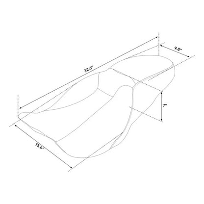 ハーレーツーリングロードキンググライド2009-2023 22 21用ブラック運転席&助手席 Black Driver & Passenger Seat For Harley Touring Road King Glide 2009-2023 22 21