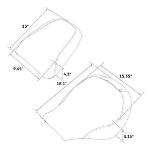 ドライバーライダー助手席ハーレーファットボーイ FLFB FLFBS 18-23 19 20 21 22 に適合 Driver Rider Passenger Seat Fit For Harley Fat Boy FLFB FLFBS 18-23 19 20 21 22