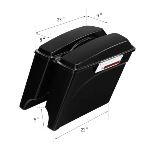 ハードサドルバッグ変換ブラケットハーレーヘリテージソフテイルファットボーイ 84-17 新しい Hard Saddlebags Conversion Brackets For Harley Heritage Softail Fatboy 84-17 New