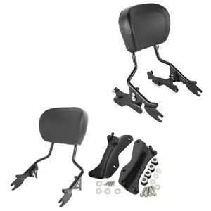 バックレスト シシーバー 4 点ドッキングキット付き ハーレー ロード グライド キング 2014-2023 22用 Backrest Sissybar W/4 Point Docking Kit For Harley Road Glide King 2014-2023 22