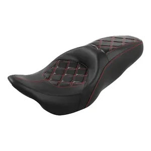 ハーレーダビッドソンツーリングロードグライドキング用運転席助手席 09-23 22 ブラック Driver Passenger Seat For Harley Davidson Touring Road Glide King 09-23 22 Black