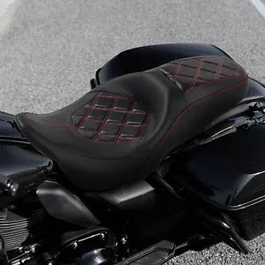 ハーレーダビッドソンツーリングロードグライドキング用運転席助手席 09-23 22 ブラック Driver Passenger Seat For Harley Davidson Touring Road Glide King 09-23 22 Black